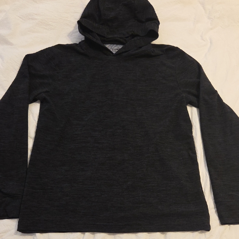 Men's Charcoal Hoodie Sweater